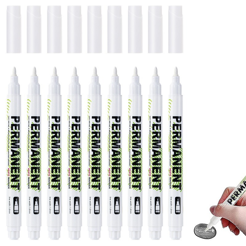 Fabric Marking Pen - 1/5/20Pcs White Marker Pen Waterproof Alcohol
