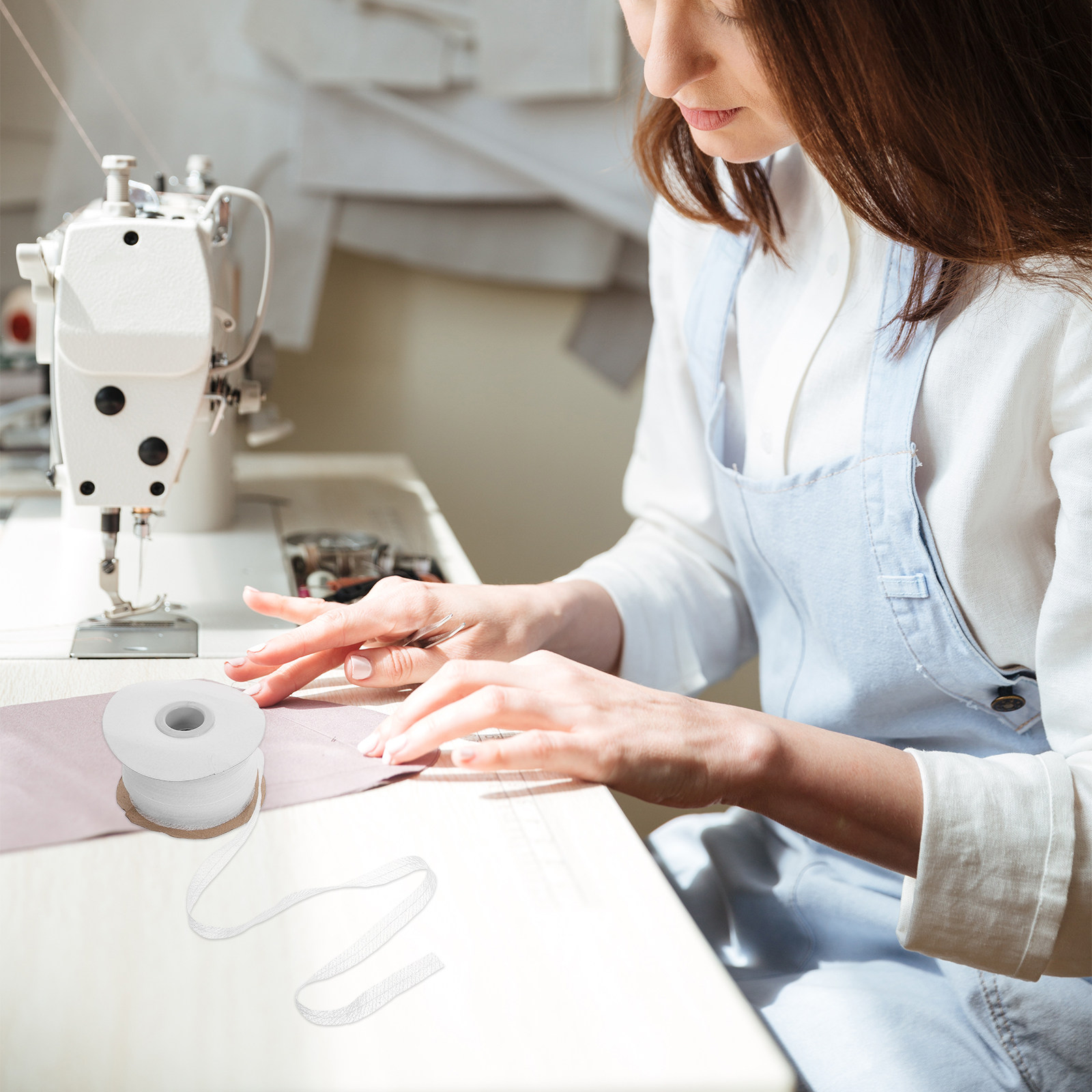 Fusible Interfacing Fabric Rol - Interfacing Iron On ulasan dan harga