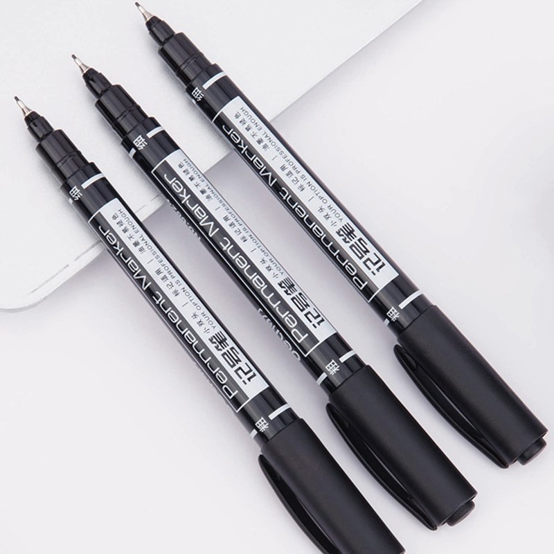 Deli 0.5mm/1mm Dual Tip Dry Fa - Fabric Marking Pen ulasan dan harga