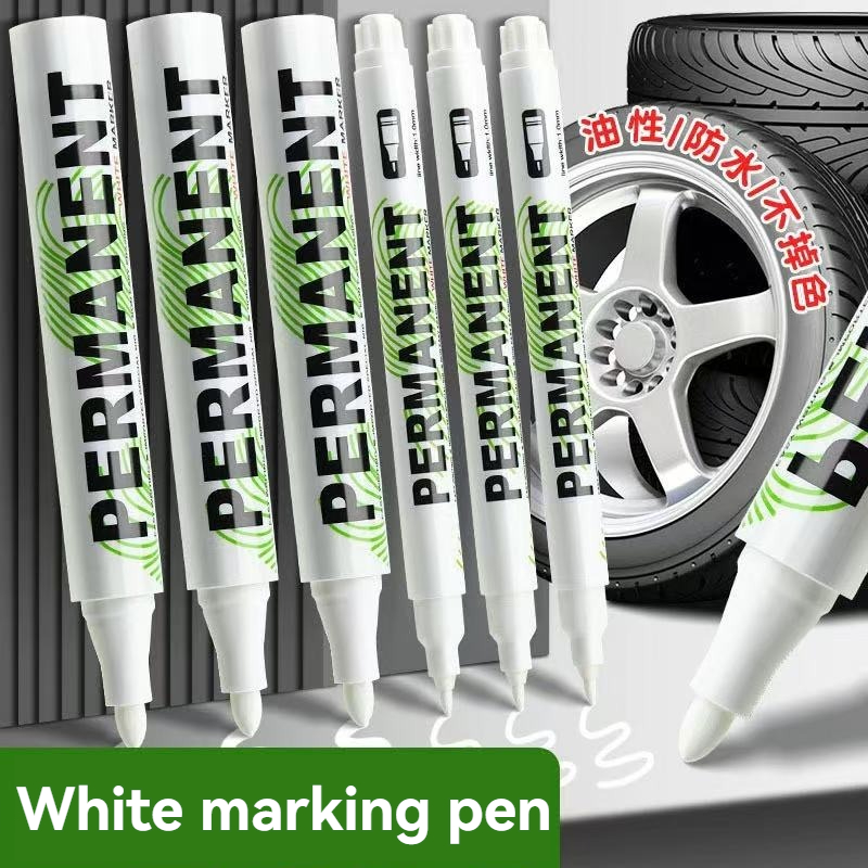 1/5/20Pcs White Marker Pen Wat - Fabric Marking Pen ulasan dan harga