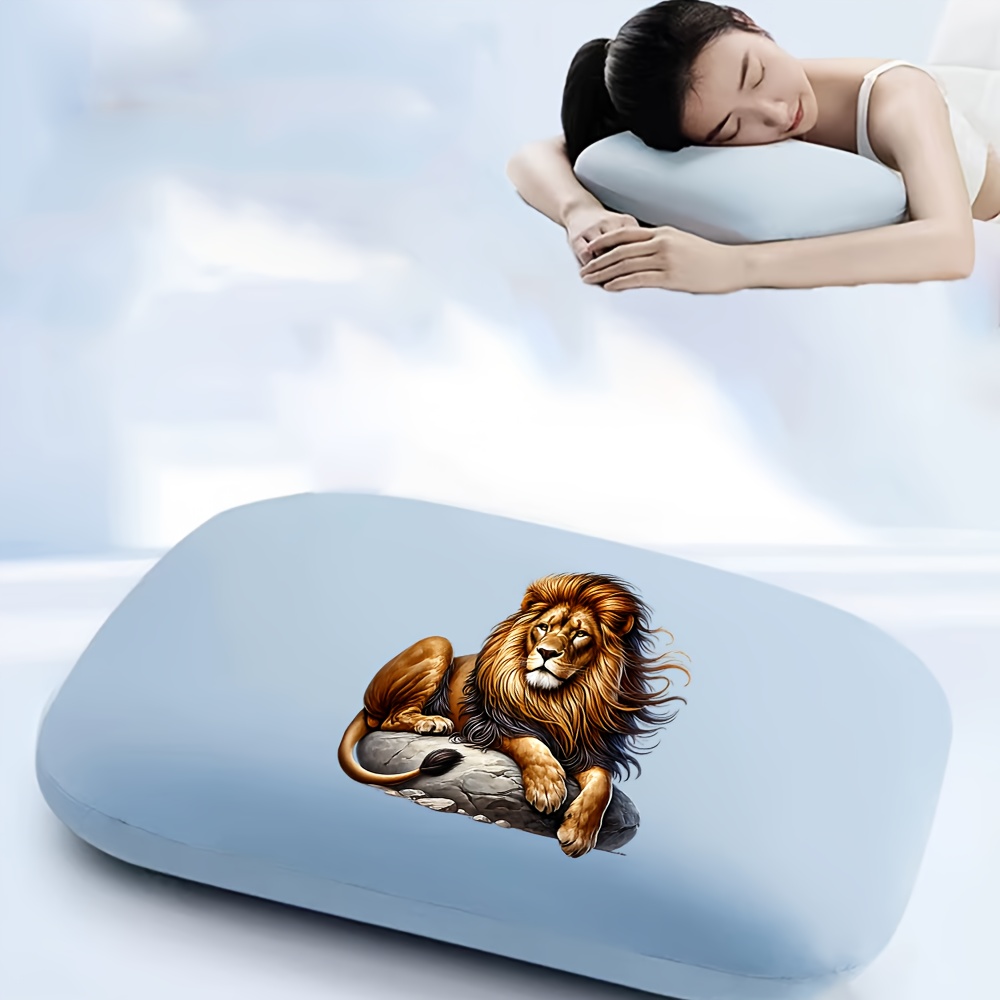 Casual Lion Motif Heat Transfe - Iron On Patch ulasan dan harga
