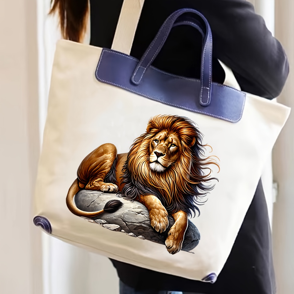 Casual Lion Motif Heat Transfe - Iron On Patch ulasan dan harga