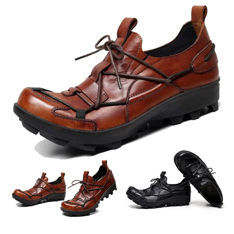 Fashion Genuine Leather Men's  - Sewing Latex ulasan dan harga
