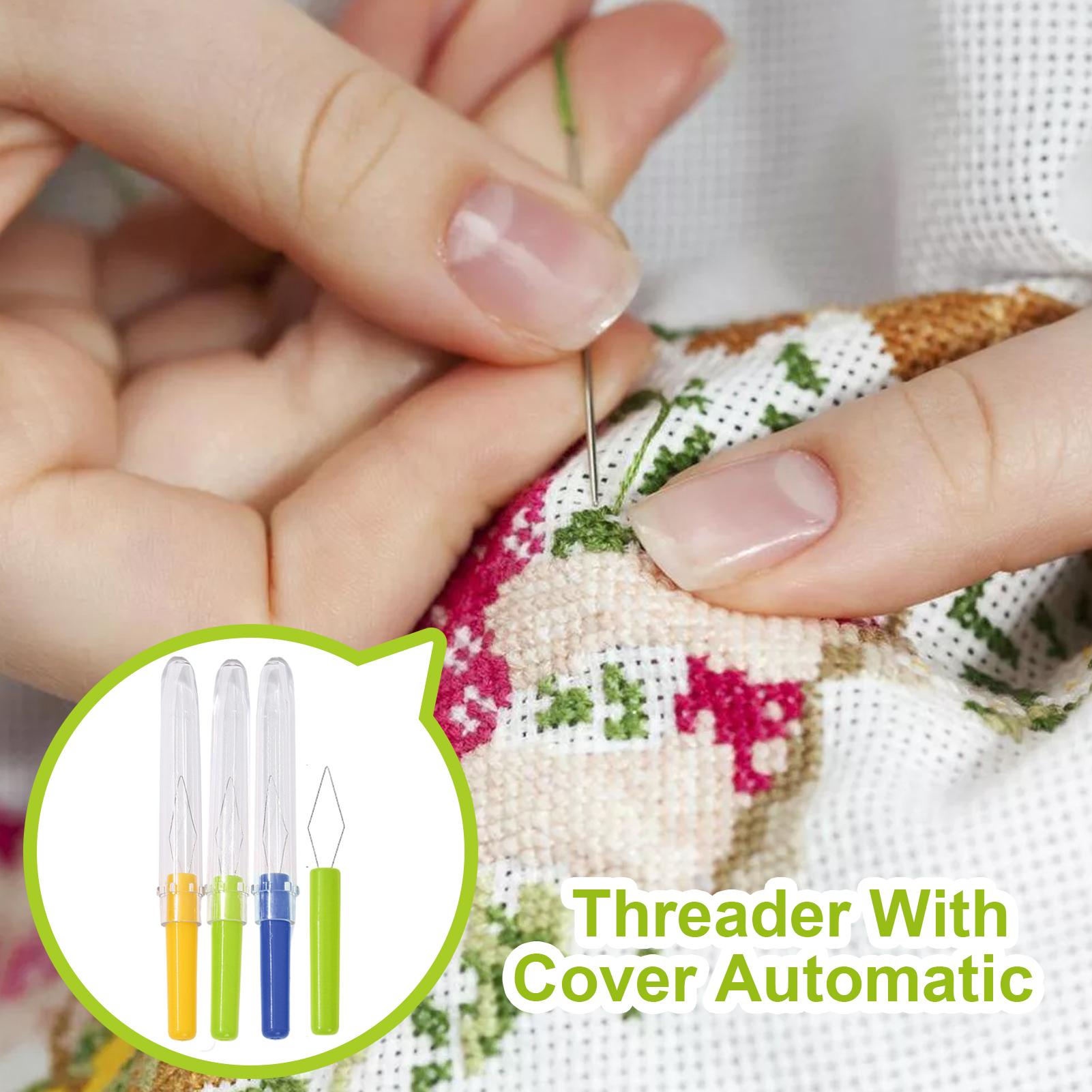 3Pcs Needle Threader with Cove - Needle Threader Tool ulasan dan harga