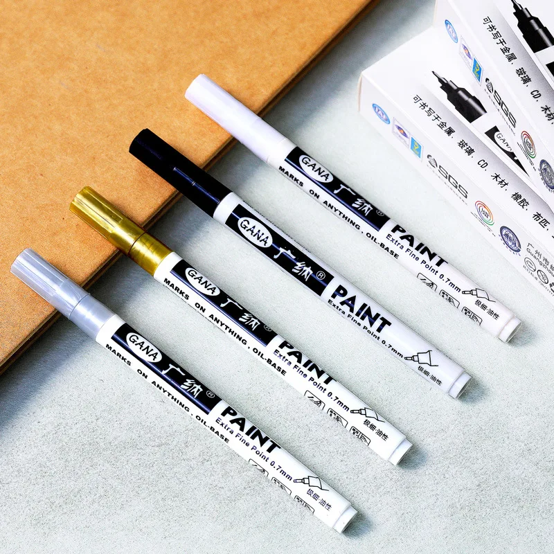 1Pc 0.7mm Waterproof Paint Mar - Fabric Marking Pen ulasan dan harga