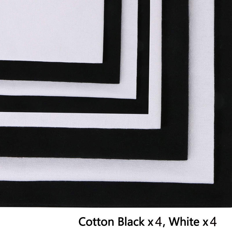 8 Pieces of 30X 30cm Linen Fab - Sewing Embroidery Fabric ulasan dan harga