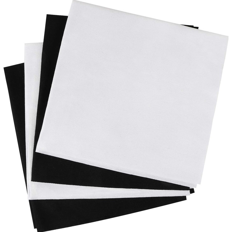 8 Pieces of 30X 30cm Linen Fab - Sewing Embroidery Fabric ulasan dan harga