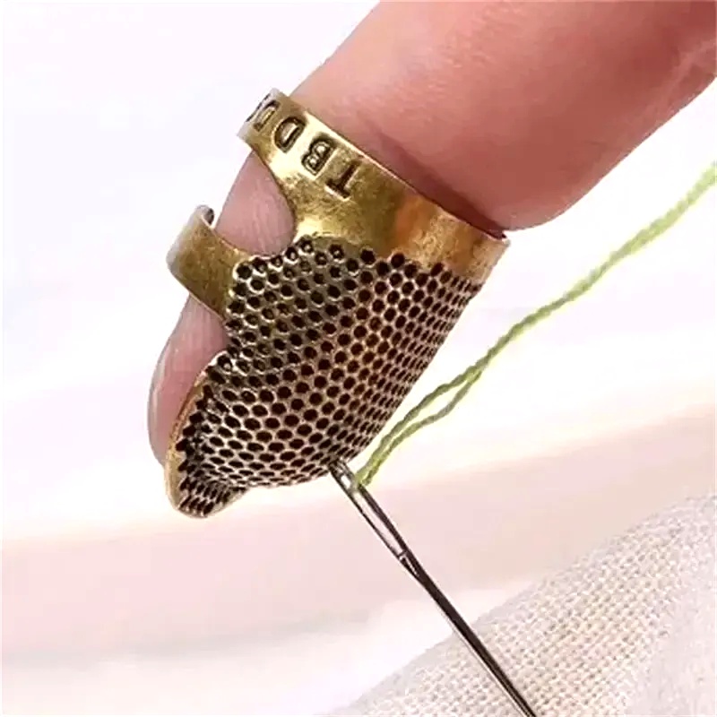 Adjustable Vintage Sewing Thim - Sewing Thimble Metal ulasan dan harga