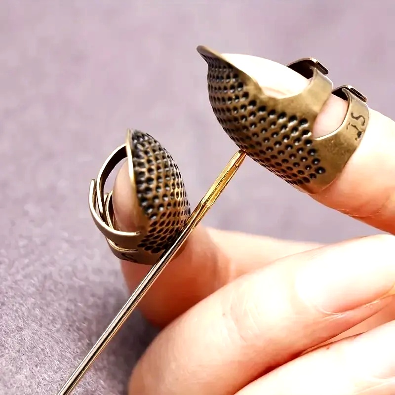 Adjustable Vintage Sewing Thim - Sewing Thimble Metal ulasan dan harga