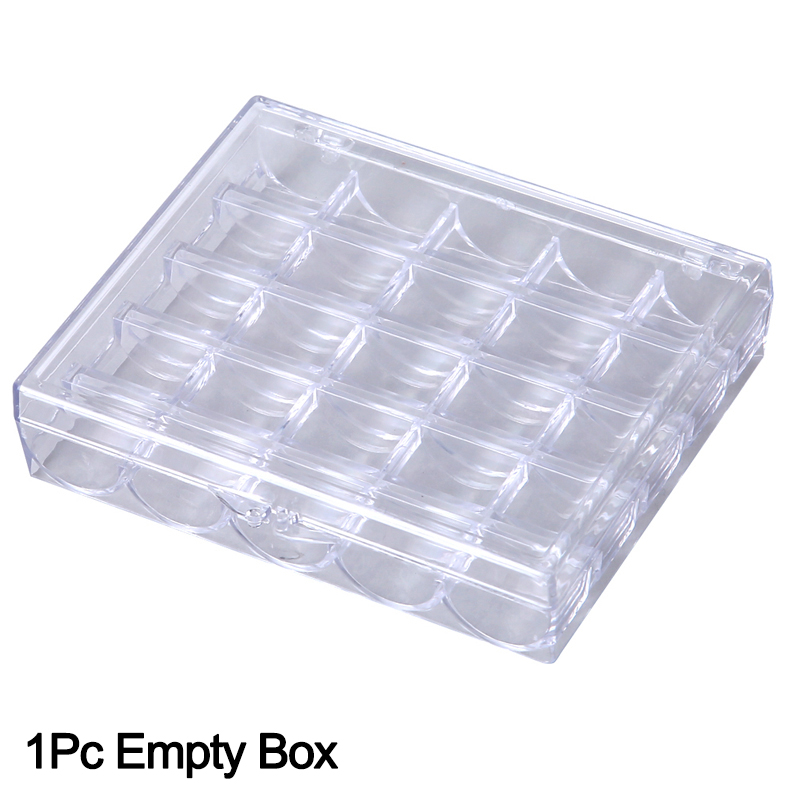 25 Grid Clear Empty Bobbins St - Textile Sewing Machines ulasan dan harga