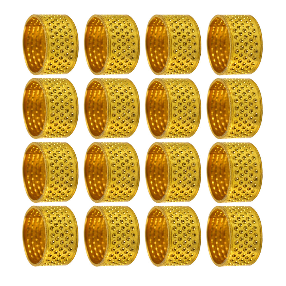 100pcs Metal Thimble Ring Adju - Sewing Thimble Metal ulasan dan harga