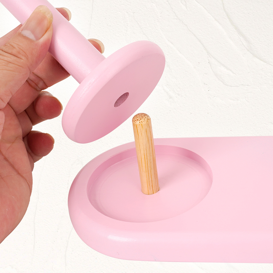 1pc Double-Axis Wooden Yarn Ho - Sewing Production ulasan dan harga