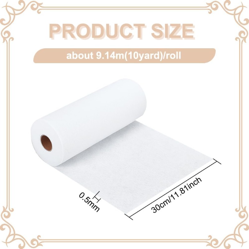 10 Yard Iron-On Fusible Fleece - Interfacing Iron On ulasan dan harga