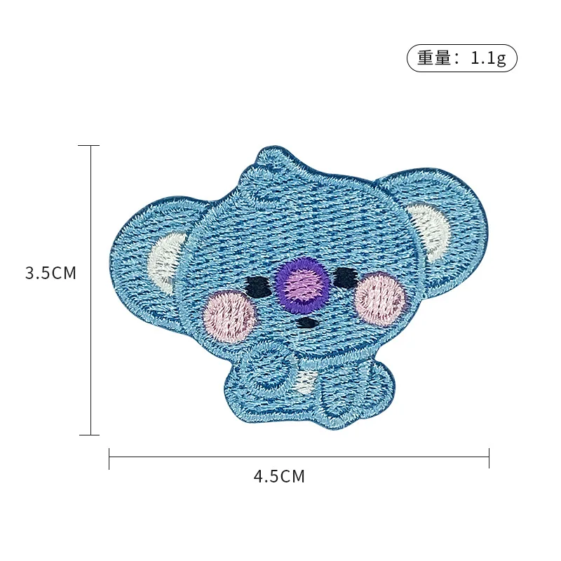 LINE FRIENDS BT21 All Characte - Iron On Patch ulasan dan harga
